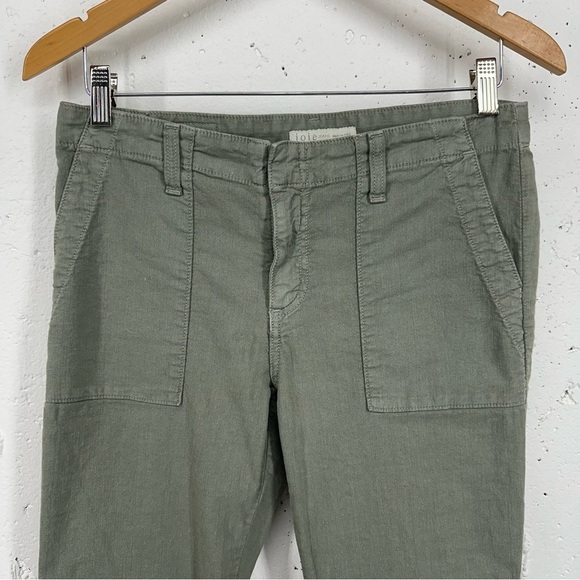 Joie size 27 Painter Chino Pant in Olive Fatigue - Picture 3 of 16